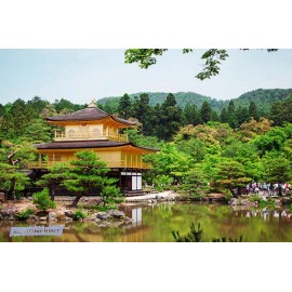 Fototapetas Kinkaku-ji, oficialiai vadinama Rokuon-ji, tai yra Zen budistų šventykla Kiote, Japonijoje